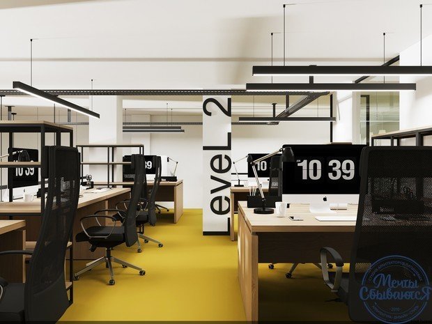 Фото из портфолио Офис нового уровня – фотографии дизайна интерьеров на INMYROOM