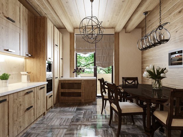 Фото из портфолио Загородный дом – фотографии дизайна интерьеров на INMYROOM