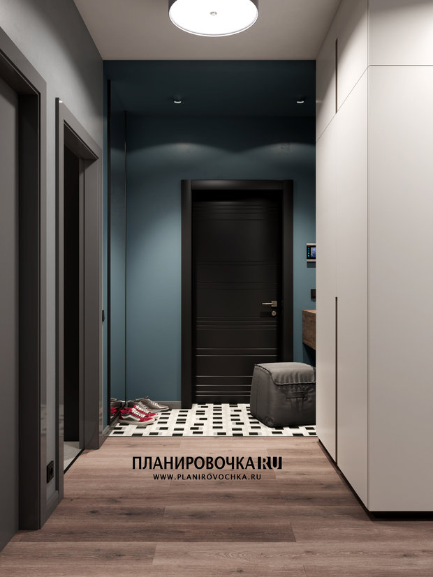Фото из портфолио ЖК "ГУСАРСКАЯ БАЛЛАДА", ПРИХОЖАЯ 11,5 М2 – фотографии дизайна интерьеров на INMYROOM