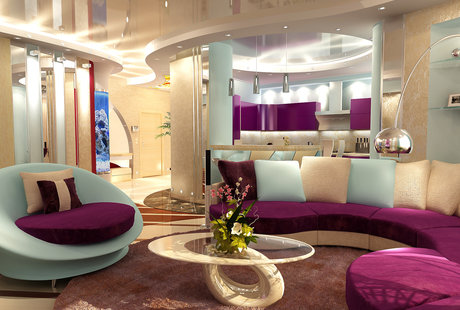 Трехкомнатная квартира, выполненная в современном стиле