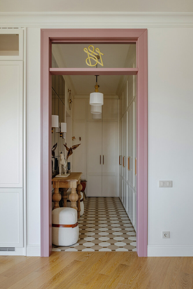 Фотография: Прихожая в стиле Классический, Современный, Эклектика, Квартира, Проект недели, Кирпичный дом, 4 и больше, Более 90 метров, Владимир, Полина Глебова – фото на INMYROOM