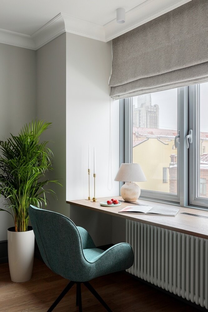 Фотография: Кабинет в стиле Современный, Квартира, Проект недели, Санкт-Петербург, 3 комнаты, Более 90 метров, Екатерина Третьякова, Tretiakova Interior – фото на INMYROOM Фотография: Кабинет в стиле Современный, Квартира, Проект недели, Санкт-Петербург, 3 комнаты, Более 90 метров, Екатерина Третьякова, Tretiakova Interior – фото на INMYROOM