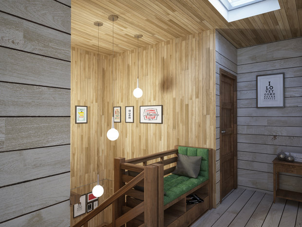 Фото из портфолио Wooden House – фотографии дизайна интерьеров на INMYROOM