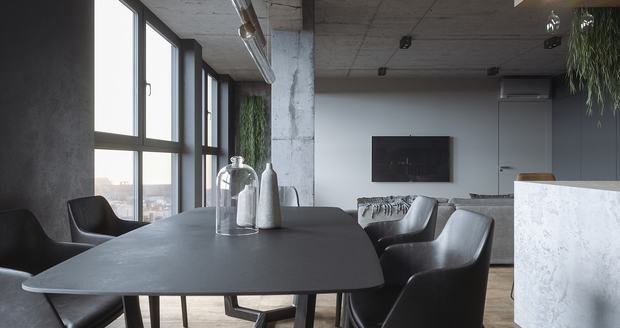 Фото из портфолио Холодный эко-интерьер – фотографии дизайна интерьеров на INMYROOM