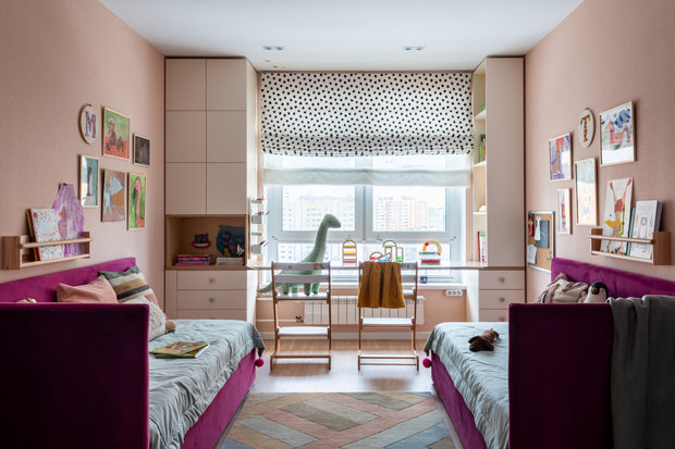Фотография: Детская в стиле Современный, Квартира, Проект недели, Москва, 4 и больше, 60-90 метров, Дарья Власова – фото на INMYROOM