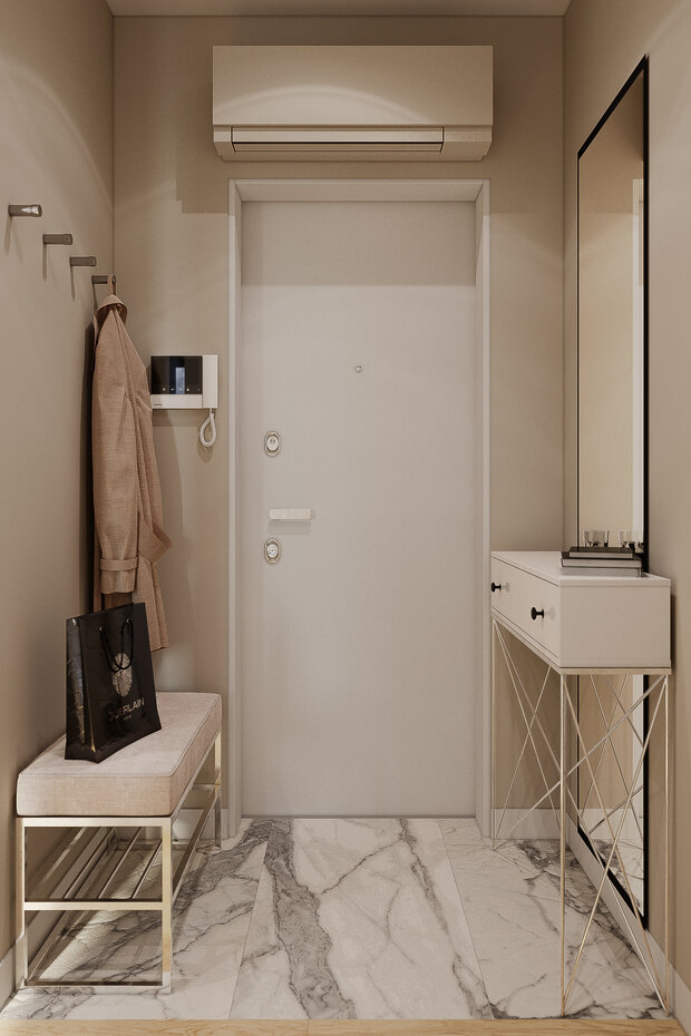 Фото из портфолио Уютная студия в ЖК Селигер – фотографии дизайна интерьеров на INMYROOM