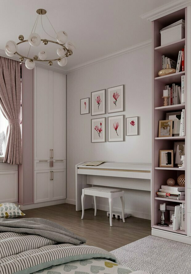 Фото из портфолио Дизайн проект "Пудра" – фотографии дизайна интерьеров на INMYROOM