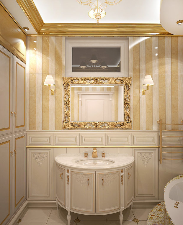 Фото из портфолио Ванна кв Юбилейный – фотографии дизайна интерьеров на INMYROOM
