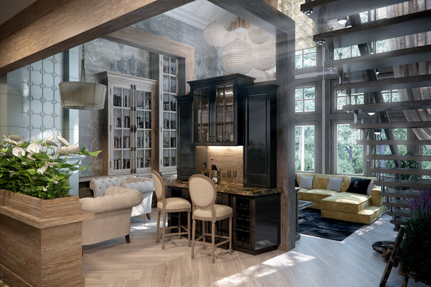 Фото из портфолио Дом в Пестово – фотографии дизайна интерьеров на INMYROOM