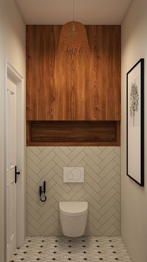 Фото из портфолио Санузел и душевая в стиле Фармхаус – фотографии дизайна интерьеров на INMYROOM