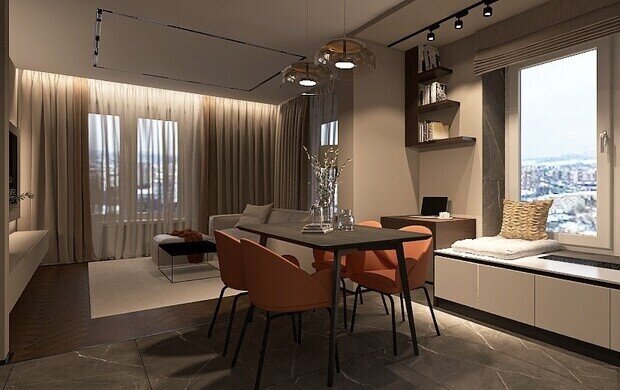 Фото из портфолио ЖК Рафинад – фотографии дизайна интерьеров на INMYROOM