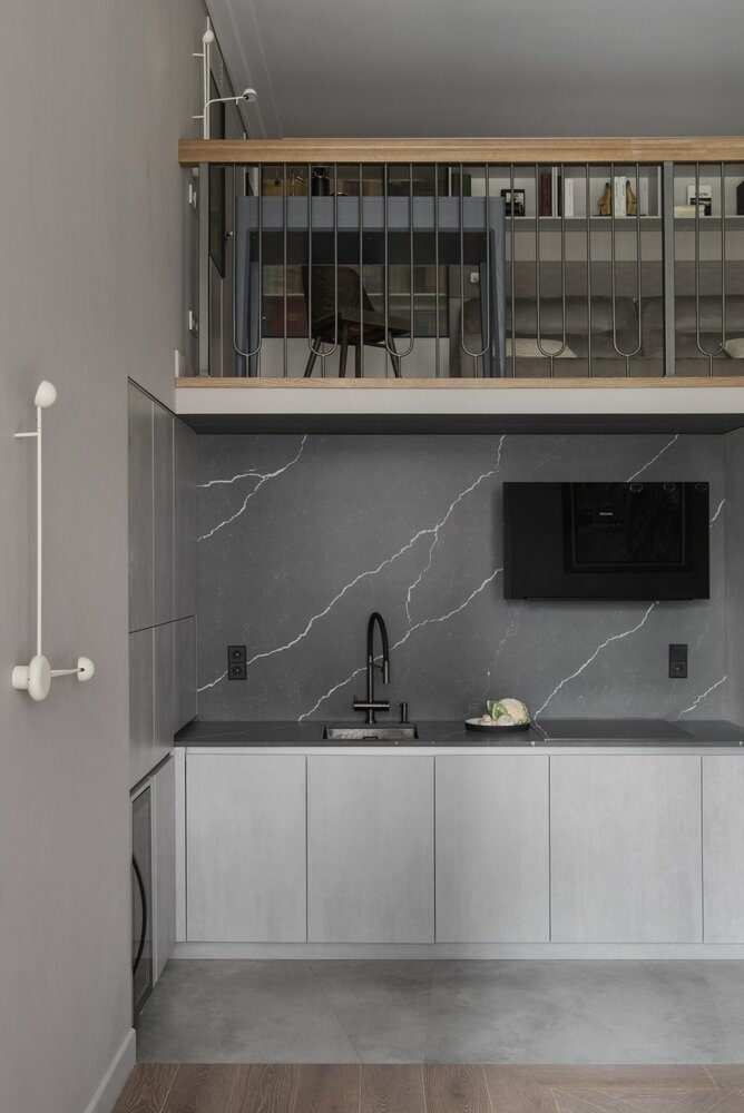 Фотография: Кухня и столовая в стиле Современный, Квартира, Проект недели, Москва, Монолитный дом, 3 комнаты, 60-90 метров, Ирина Ковецкая – фото на INMYROOM Фотография: Кухня и столовая в стиле Современный, Квартира, Проект недели, Москва, Монолитный дом, 3 комнаты, 60-90 метров, Ирина Ковецкая – фото на INMYROOM