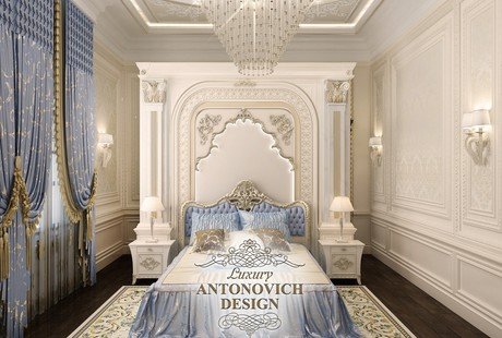 Дизайн спальни. Нежные прелести.