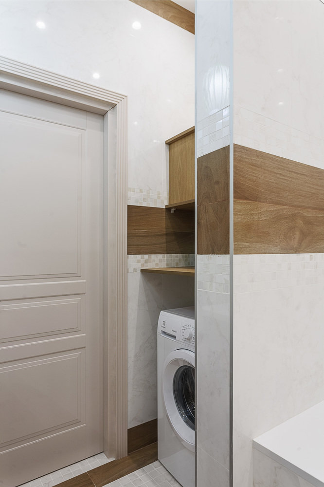 Фотография: Ванная в стиле Современный, Квартира, Проект недели, Москва, Марина Саркисян, Сергей Красюк, новостройка, 4 и больше, Более 90 метров – фото на INMYROOM