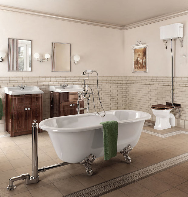 Фотография: Ванная в стиле Прованс и Кантри, Декор интерьера, Интерьер комнат, Викторианский – фото на INMYROOM