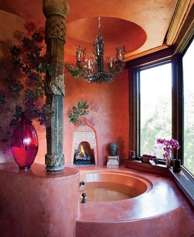 Фотография: Ванная в стиле Прованс и Кантри, Классический, Современный, Восточный, Дома и квартиры, Интерьеры звезд – фото на INMYROOM