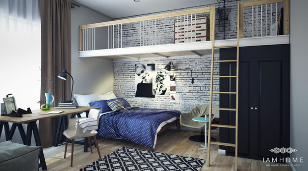 Фото из портфолио Детские в стиле LOFT – фотографии дизайна интерьеров на INMYROOM
