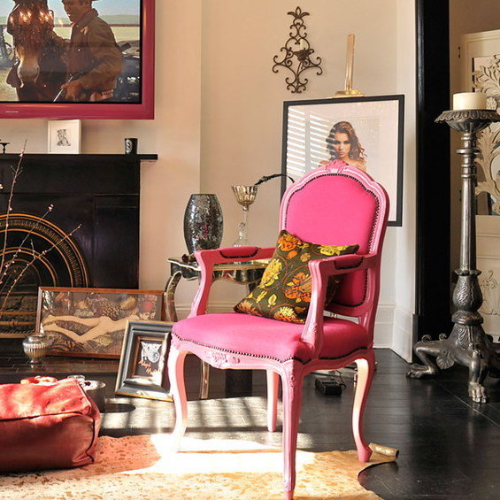 Фотография: Мебель и свет в стиле Эклектика, Дом, Дома и квартиры – фото на INMYROOM