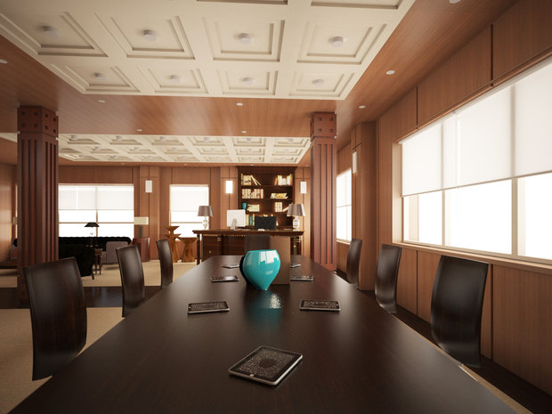 Фото из портфолио Дизайн офиса "Яхта" – фотографии дизайна интерьеров на INMYROOM