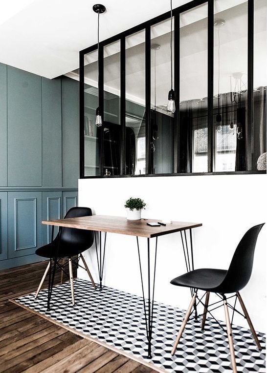 Фотография: Кухня и столовая в стиле Скандинавский, Советы, как зонировать студию, Марина Лаптева – фото на INMYROOM