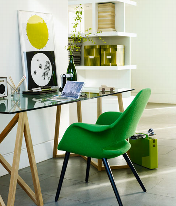 Фотография: Офис в стиле Современный, Декор интерьера, Дизайн интерьера, Цвет в интерьере, Черный, Желтый, Синий, Серый – фото на INMYROOM