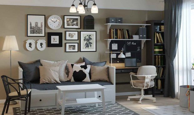 Фотография: Гостиная в стиле Скандинавский, Гид, ИКЕА, П-44 – фото на INMYROOM