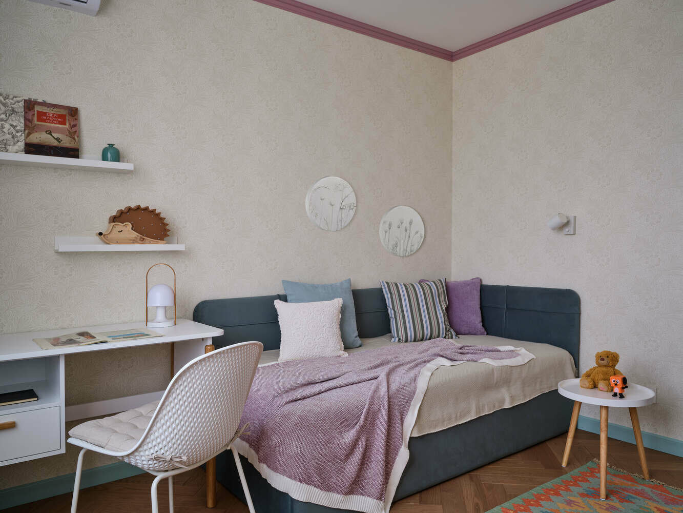 Фотография: Детская в стиле Современный, Классический, Квартира, Проект недели, Москва, Монолитный дом, 4 и больше, Более 90 метров, Ольга Рудакова, Rudakova design – фото на INMYROOM