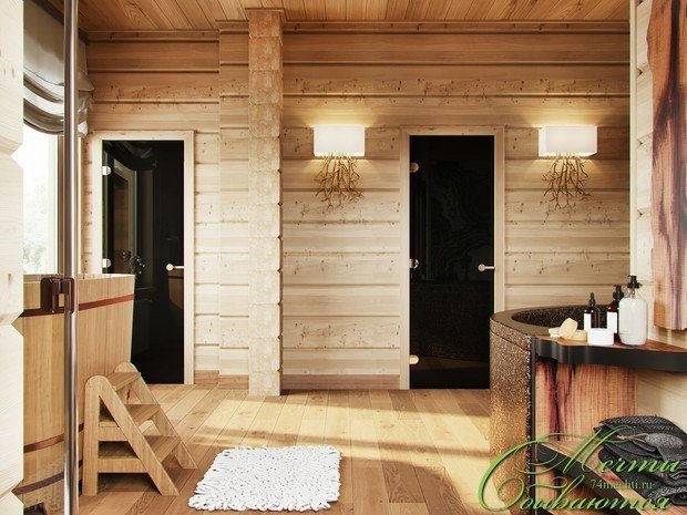 Фото из портфолио СПА-зона в частном доме – фотографии дизайна интерьеров на INMYROOM