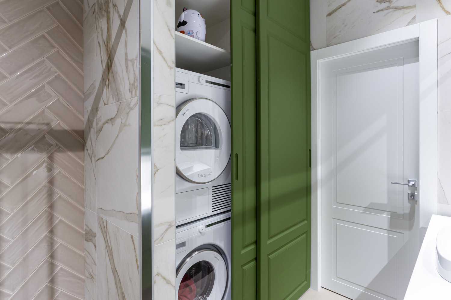 Фотография: Ванная в стиле Современный, Квартира, Проект недели, Москва, 2 комнаты, 40-60 метров, Марина Светлова – фото на INMYROOM Фотография: Ванная в стиле Современный, Квартира, Проект недели, Москва, 2 комнаты, 40-60 метров, Марина Светлова – фото на INMYROOM