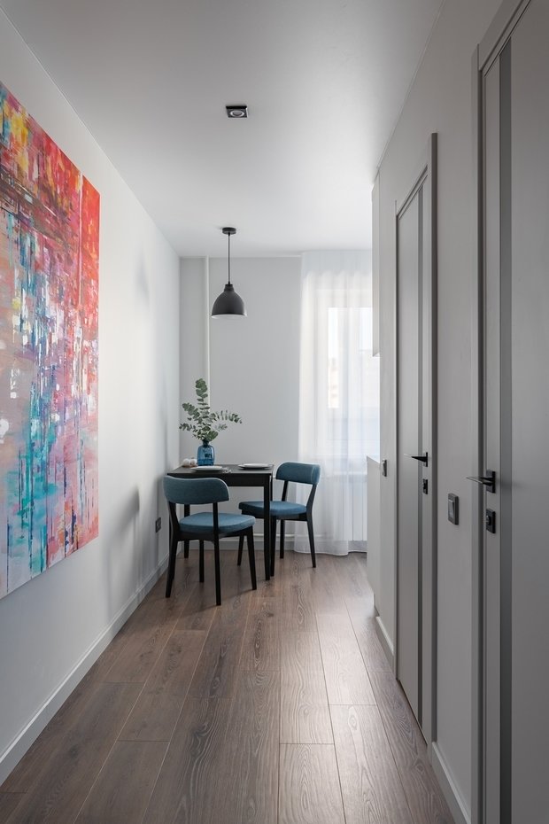 Фотография: Кухня и столовая в стиле Современный, Квартира, Советы, Проект недели, Москва, 1 комната, 40-60 метров, Юлия Панова – фото на INMYROOM