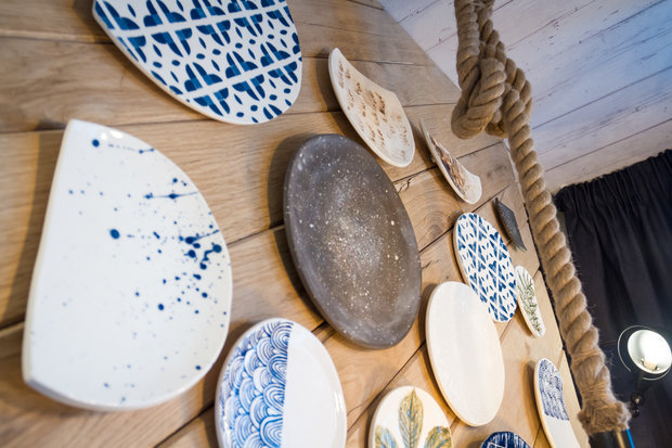 Фотография: Декор в стиле Лофт, Скандинавский, Кухня и столовая, Эклектика, Белый, Проект недели, Синий, Эко, Макс Жуков, ToTaste Studio – фото на INMYROOM