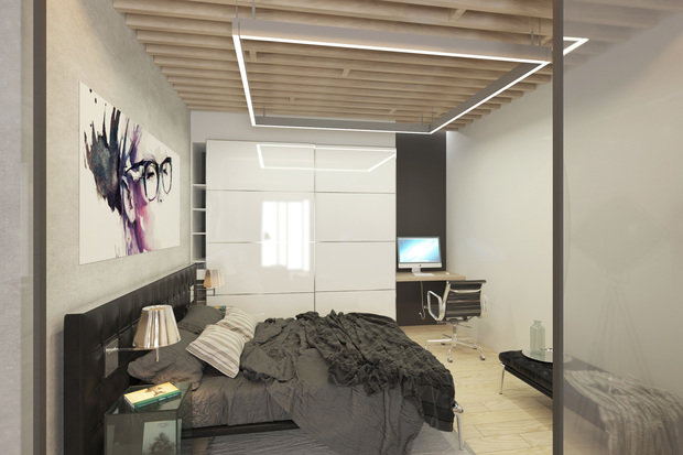 Фото из портфолио Квартира для ITишника – фотографии дизайна интерьеров на INMYROOM