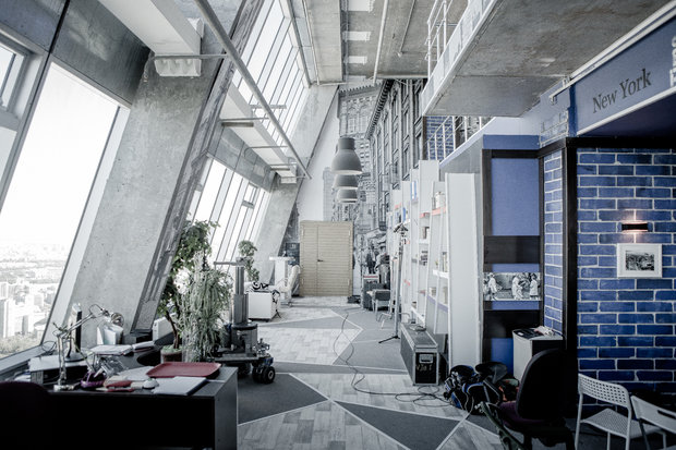 Фото из портфолио Создание офиса издательства в Москва-Сити – фотографии дизайна интерьеров на INMYROOM