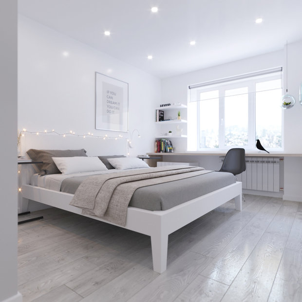 Фото из портфолио Квартира в скандинавском стиле для молодой семьи  – фотографии дизайна интерьеров на INMYROOM