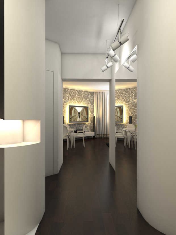 Фото из портфолио Дизайн проект квартиры 120кв.м.  – фотографии дизайна интерьеров на INMYROOM