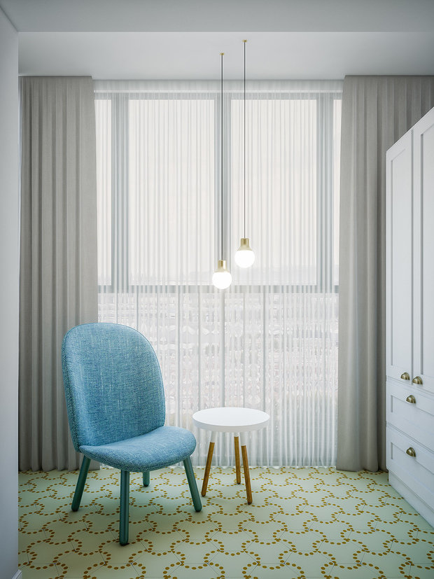 Фотография: Мебель и свет в стиле Скандинавский, Квартира, Проект недели, Москва, 4 и больше, 60-90 метров, «Точка дизайна» – фото на INMYROOM