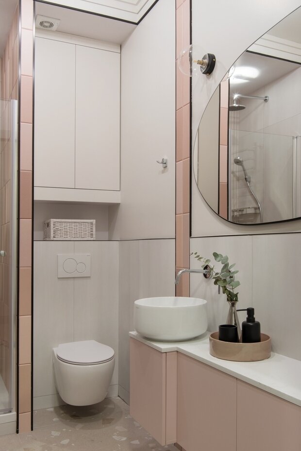 Фотография: Ванная в стиле Современный, Квартира, Проект недели, Москва, 3 комнаты, 40-60 метров, Екатерина Владимирова – фото на INMYROOM