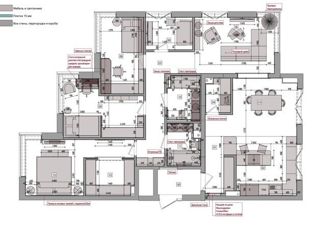Фотография: Планировки в стиле , Квартира, Проект дня, Москва, 4 и больше, Более 90 метров, современный с элементами классики и роскоши, Саша Кама – фото на INMYROOM