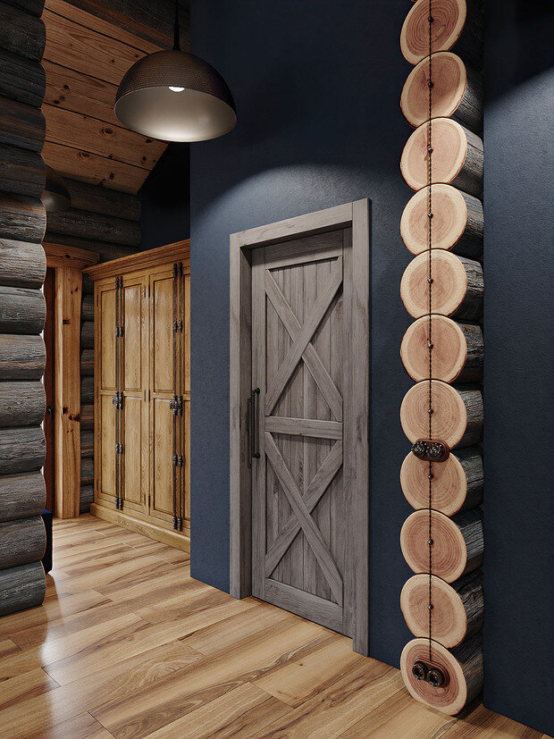 Фотография: Прихожая в стиле Лофт, Современный, Эклектика, Прованс и Кантри, Дом, Проект дня, Дом и дача, Юлия Чернова, 3 комнаты, Более 90 метров, Астрахань – фото на INMYROOM