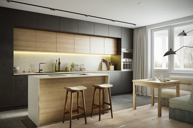 Фото из портфолио Студия "Мякинино"  – фотографии дизайна интерьеров на INMYROOM