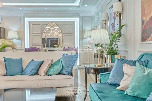 Фото из портфолио Чарующая неоклассика в Нур-Султане – фотографии дизайна интерьеров на INMYROOM