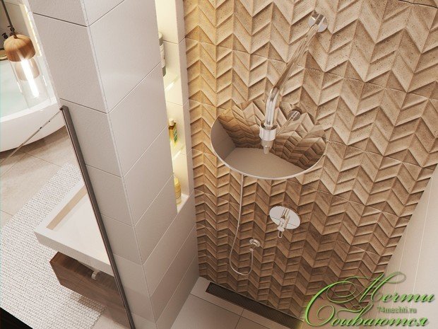 Фото из портфолио Лёгкая неоклассика в ванных комнатах – фотографии дизайна интерьеров на INMYROOM