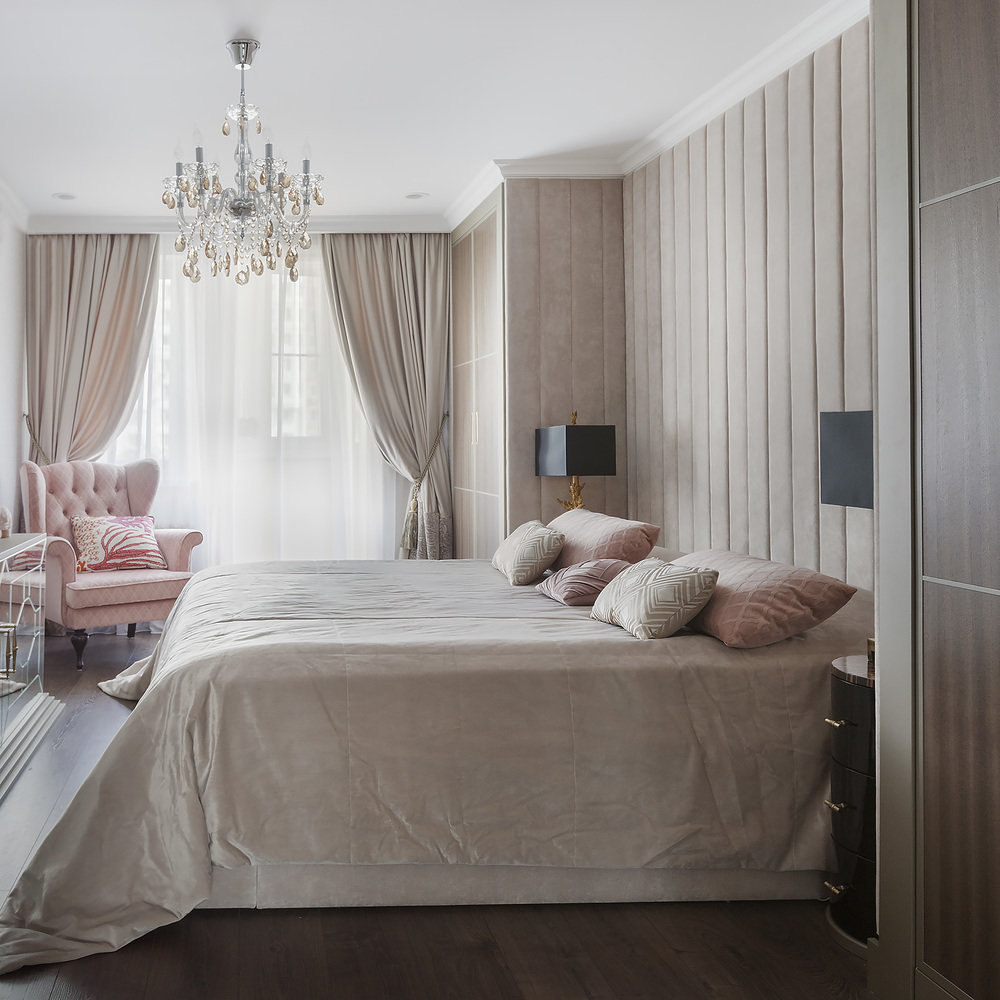 Фотография: Спальня в стиле Классический, Современный, Квартира, Проект недели, Москва, Юрий Гришко, Панельный дом, 4 и больше, Более 90 метров, Елена Поворова, Бюро Home Emotions, Екатерина Реброва – фото на INMYROOM Фотография: Спальня в стиле Классический, Современный, Квартира, Проект недели, Москва, Юрий Гришко, Панельный дом, 4 и больше, Более 90 метров, Елена Поворова, Бюро Home Emotions, Екатерина Реброва – фото на INMYROOM