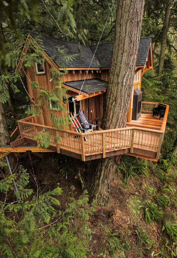 Фотография:  в стиле , Гид, Дом и дача, домик на дереве – фото на INMYROOM