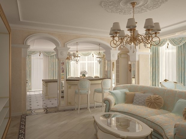 Фото из портфолио Симфония Моцарта – фотографии дизайна интерьеров на INMYROOM