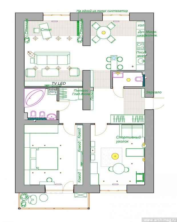 Фото из портфолио Интерьер - Венеция – фотографии дизайна интерьеров на INMYROOM