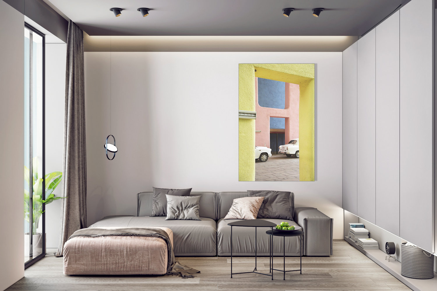 Фотография: Гостиная в стиле Минимализм, Скандинавский, Квартира, Проект недели, Москва, Монолитный дом, Quadro room, 3 комнаты, Более 90 метров – фото на INMYROOM Фотография: Гостиная в стиле Минимализм, Скандинавский, Квартира, Проект недели, Москва, Монолитный дом, Quadro room, 3 комнаты, Более 90 метров – фото на INMYROOM