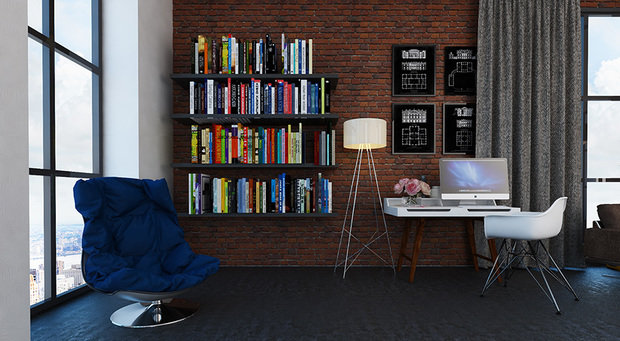 Фото из портфолио Дизайн загородного дома в стиле лофт – фотографии дизайна интерьеров на INMYROOM