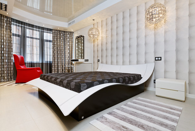 Фото из портфолио Дизайн спальни в стиле Ар-деко  – фотографии дизайна интерьеров на INMYROOM