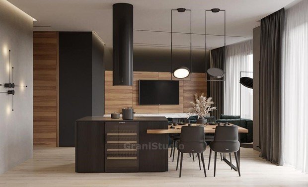 Фото из портфолио Графит – фотографии дизайна интерьеров на INMYROOM